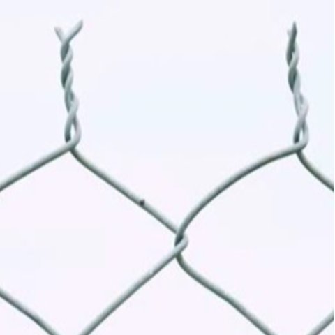 Figure illustre une clôture à mailles losangées