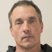 Pierre Bouchard<br />
<br />
Aliases: nil<br />
<br />
Gender: male<br />
<br />
Age: 52<br />
<br />
Height: 5’10” <br />
<br />
Weight: 181 lbs<br />
<br />
Hair: blonde<br />
<br />
Eyes: blue<br />
<br />
Scars/Tattoos: unknown <br />
<br />
May be in these communities: <br />
Saskatoon, SK; Dundurn, SK<br />
<br />
Offences: <br />
Unlawful confinement, sexual assault, assault with a weapon, utter threats (x2), possession of property under $5000, possess ID to commit fraud, sexual assault with a weapon, trafficking in persons, received financial benefit for trafficking in persons