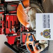 Stonewall RCMP and the RCMP East District CREST arrested a male on Oct. 15 who had fled from police days earlier. A subsequent search warrant of his residence uncovered power tools that had been reported stolen from a Stony Mountain construction yard earlier this month.