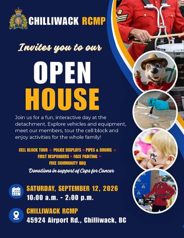 Chilliwack Open House Flyer