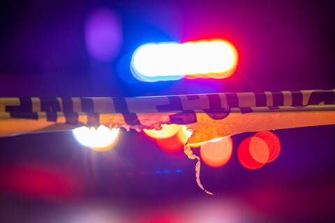 Image of police tape at a crime scene